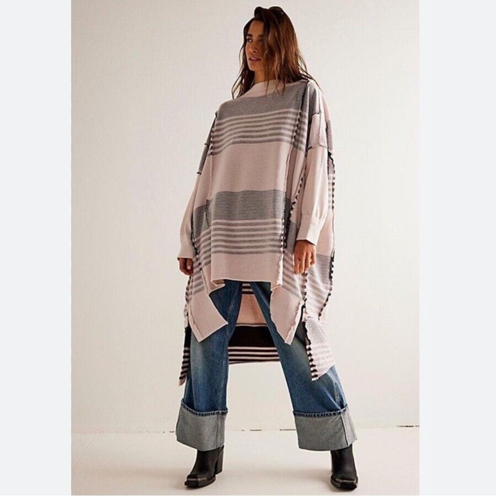 NWT FREE PEOPLE WE THE FREE Off The Shelf Maxi Top Long Sleeve
